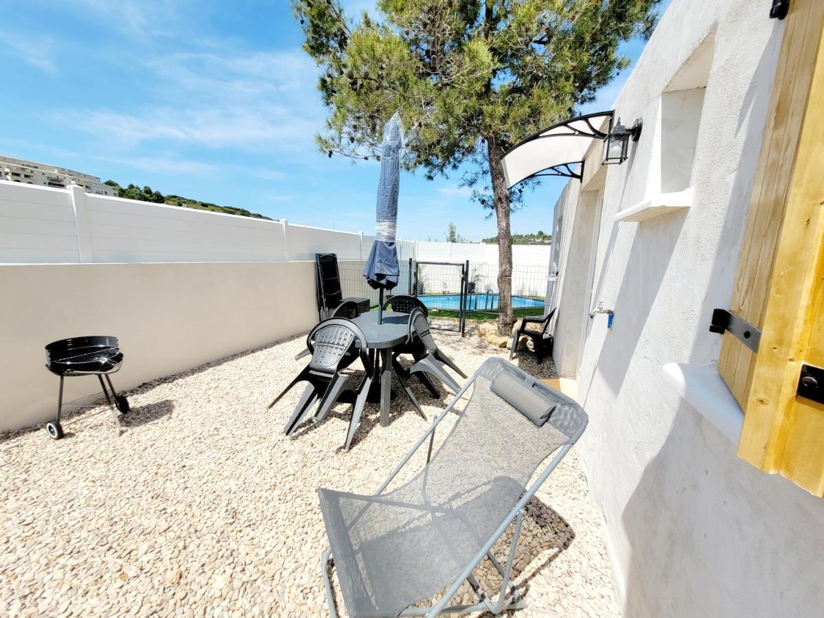ז'וביניה Logement Independant "Les Coquelicots", Terrasse Proche Des Plages Et Montpellier מראה חיצוני תמונה